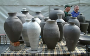 large pots pre-firing